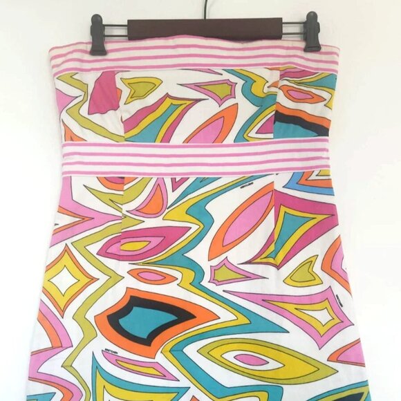 Limited Edition GRETCHEN SCOTT Mini Dress Corset Graphic Print Sleeveless M $219 - Picture 9 of 12